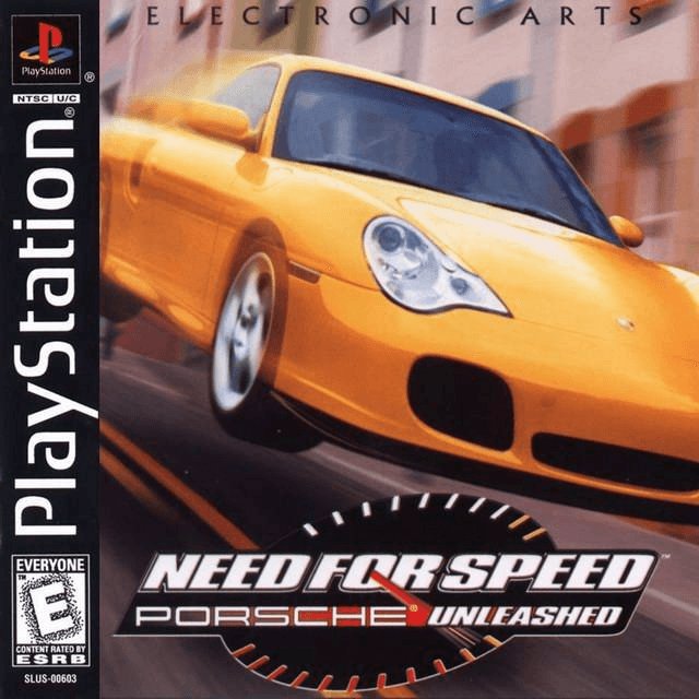 Need for Speed Porsche box art for Playstation